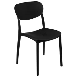 Silla Apilable Negra