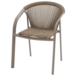 Silla apilable RIU marrón