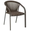 Silla apilable RIU marrón
