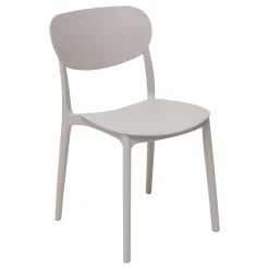 Silla apilable taupe
