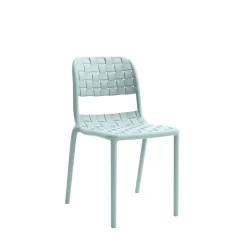 Silla apilable TRAMA gris
