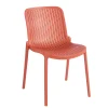 Silla BARI naranja sin reposabrazos