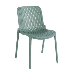 Silla BARI verde sin reposabrazos
