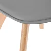 Silla Baya Gris 48x55x81Cm