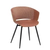 Silla BLED ladrillo con patas de metal