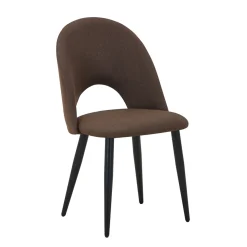 Silla BONY Marrón con patas de metal