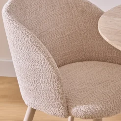 Silla CELESTE bouclé beige