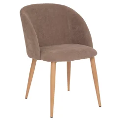 Silla CELESTE de tejido gris pardo