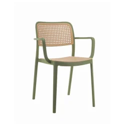 Silla de exterior verde