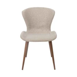 Silla ELVA de tejido beige