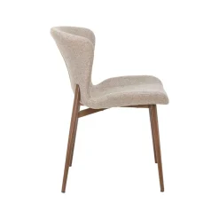 Silla ELVA de tejido beige