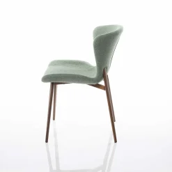 Silla ELVA de tejido verde