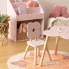 Silla en forma de flor rosa FORET ENCHANTEE