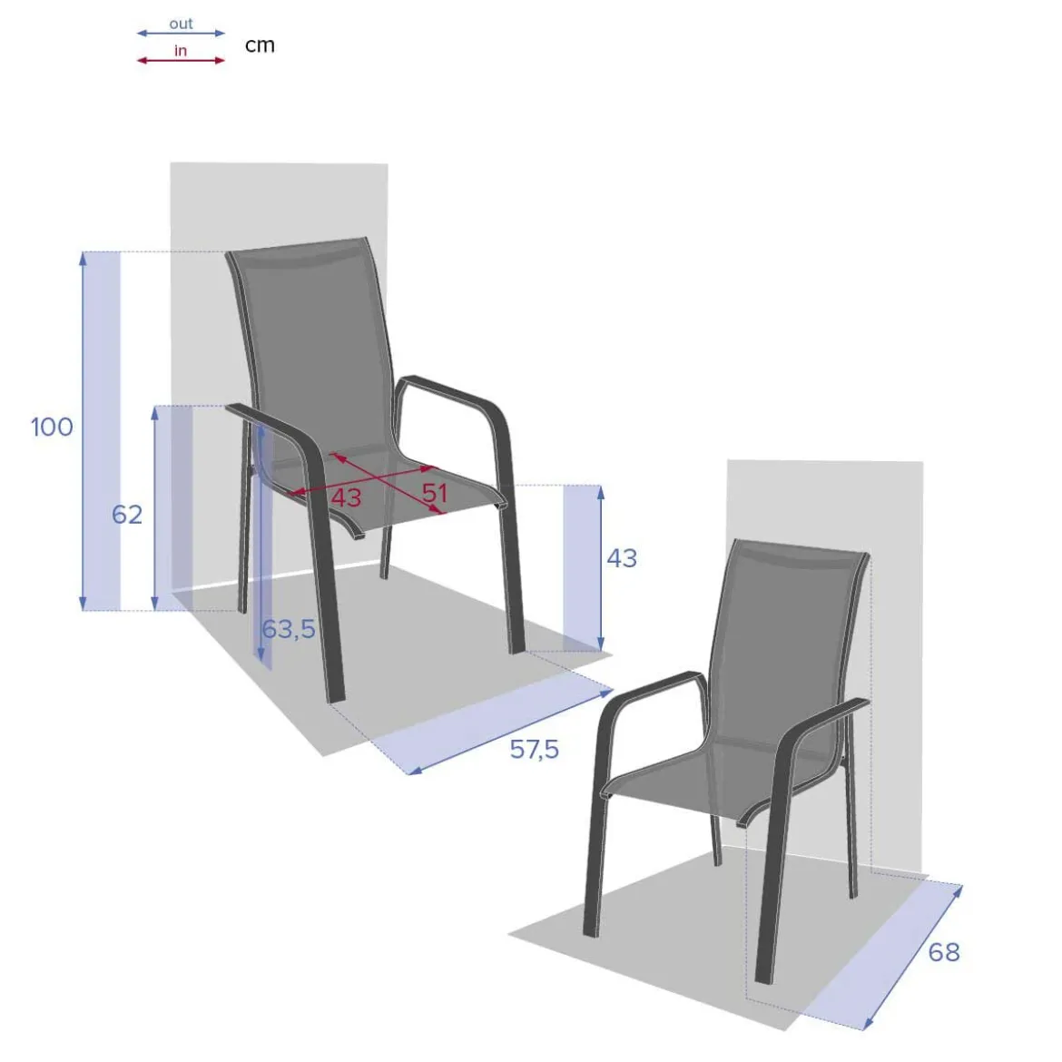 Silla Essentia Gris