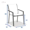 Silla ESSENTIA wengé y praline