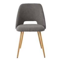 Silla FRESNO de tela gris