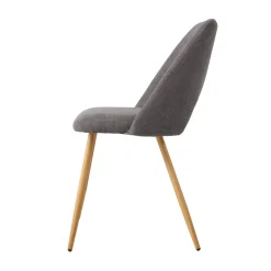 Silla FRESNO de tela gris