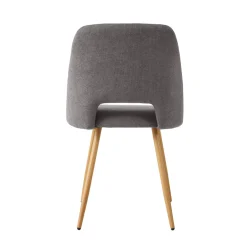 Silla FRESNO de tela gris