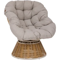 Silla giratoria NYMELY con cojín