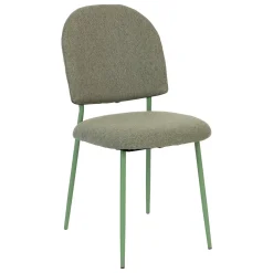Silla KAMILI de tejido verde