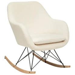 Silla mecedora Blanca 65x80x83Cm