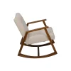 Silla mecedora FRANK Beige 71x88x81Cm