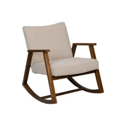 Silla mecedora FRANK Beige 71x88x81Cm