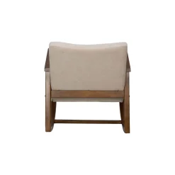 Silla mecedora FRANK Beige 71x88x81Cm