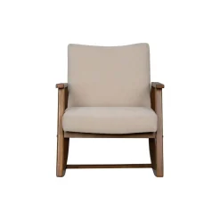 Silla mecedora FRANK Beige 71x88x81Cm