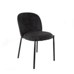Silla MONTEVIL de tela negra