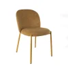 Silla MONTEVIL de tela ocre