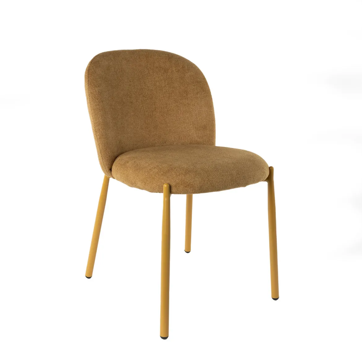 Silla MONTEVIL de tela ocre