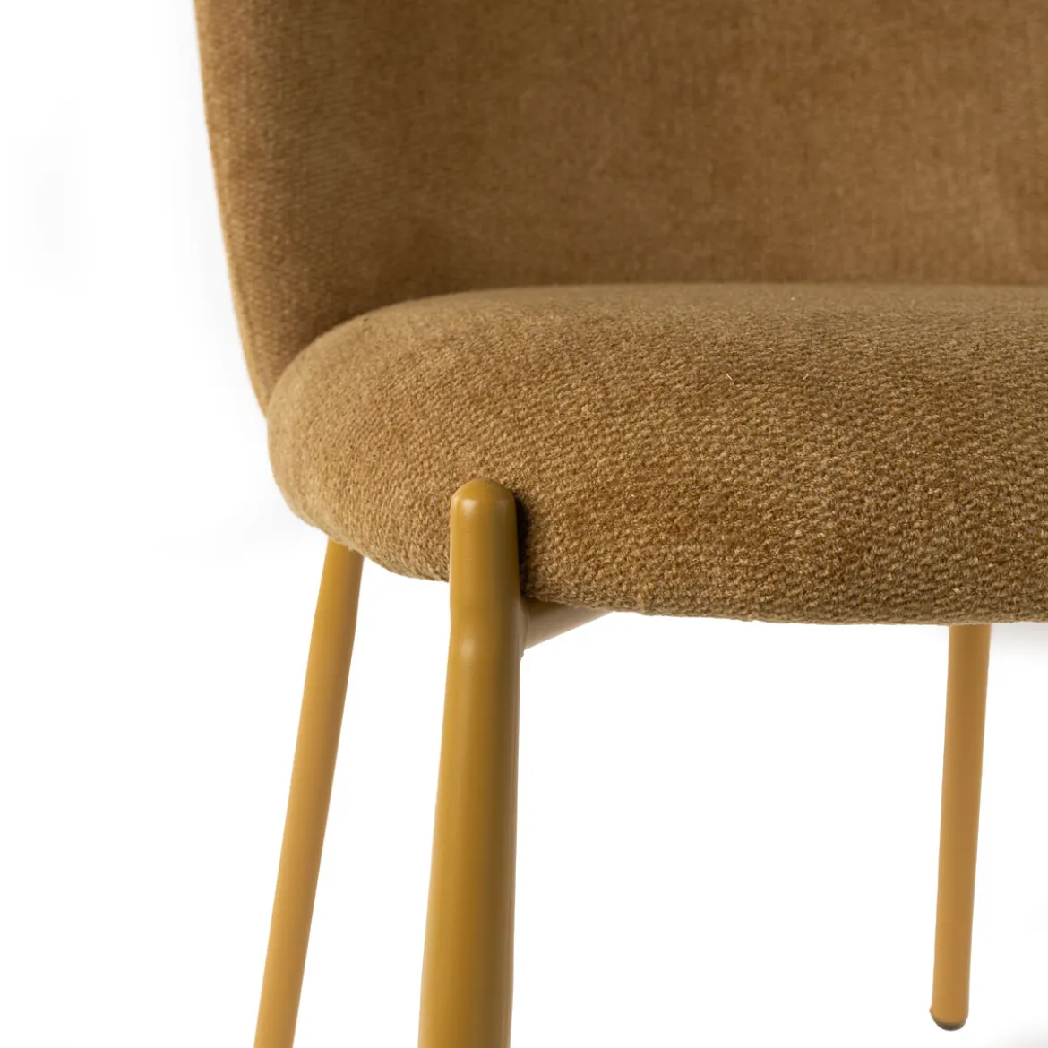 Silla MONTEVIL de tela ocre
