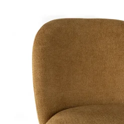 Silla MONTEVIL de tela ocre