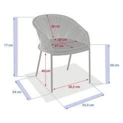 Silla ORYON laurier