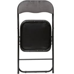 Silla Plegable C/Asiento De Terciopelo