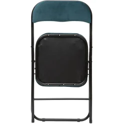 Silla Plegable C/Asiento De Terciopelo