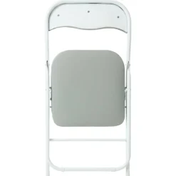 Silla plegable con asiento gris