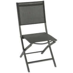Silla plegable ESSENTIA gris antracita