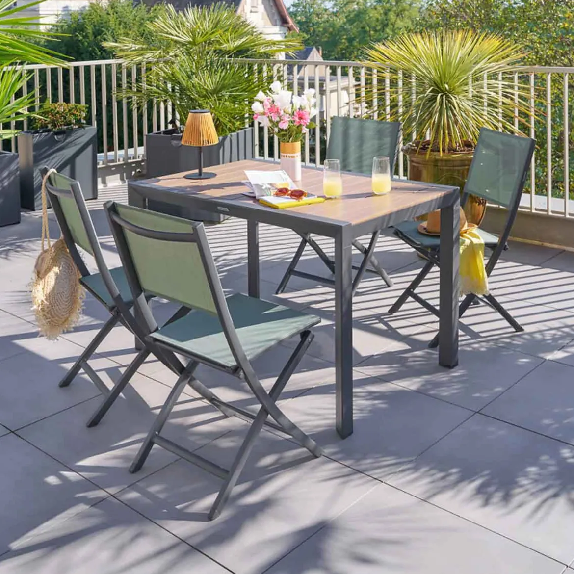 Silla plegable ESSENTIA verde