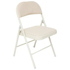 Silla plegable FLEXY beige de metal