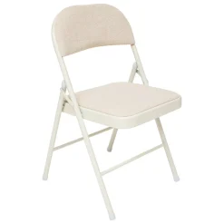 Silla plegable FLEXY beige de metal