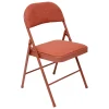 Silla plegable FLEXY terracota de metal