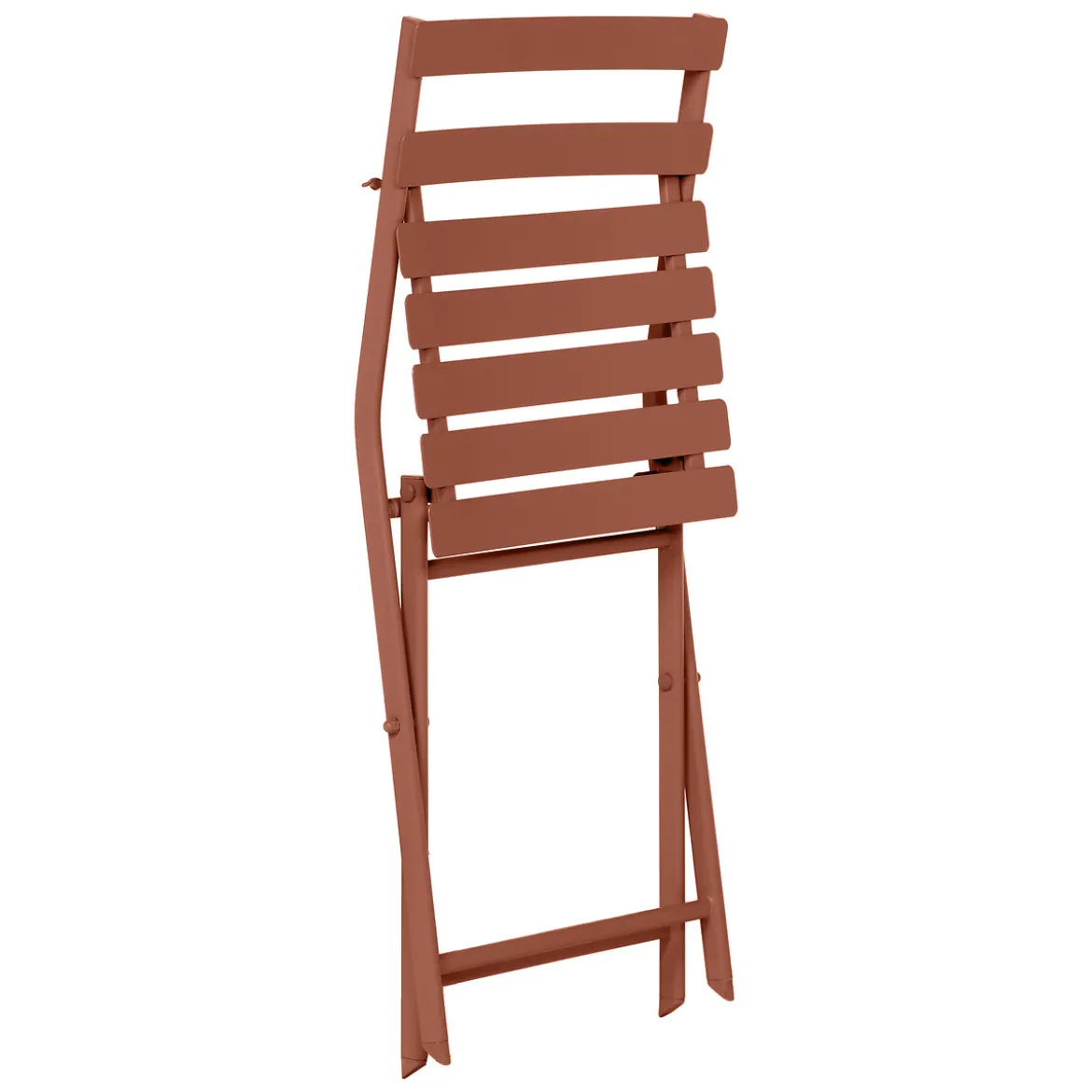 Silla plegable GREENSBORO de metal naranja