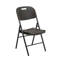 Silla plegable gris