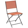 Silla plegable metálica MODULA naranja