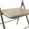 Silla plegable NOMAD con estructura verde