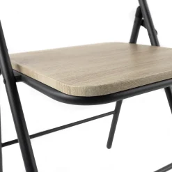 Silla plegable NOMAD con estructura gris