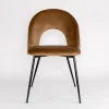 Silla RAVEN de tejido beige