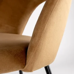 Silla RAVEN de tejido beige